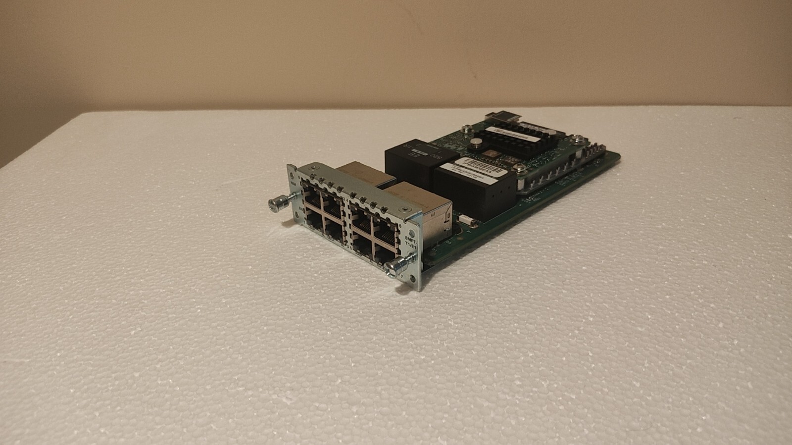 CISCO NIM-8MFT-T1/E1 8-Port T1/E1 Multiflex Trunk Voice/WAN Module w/ PVDM4-64