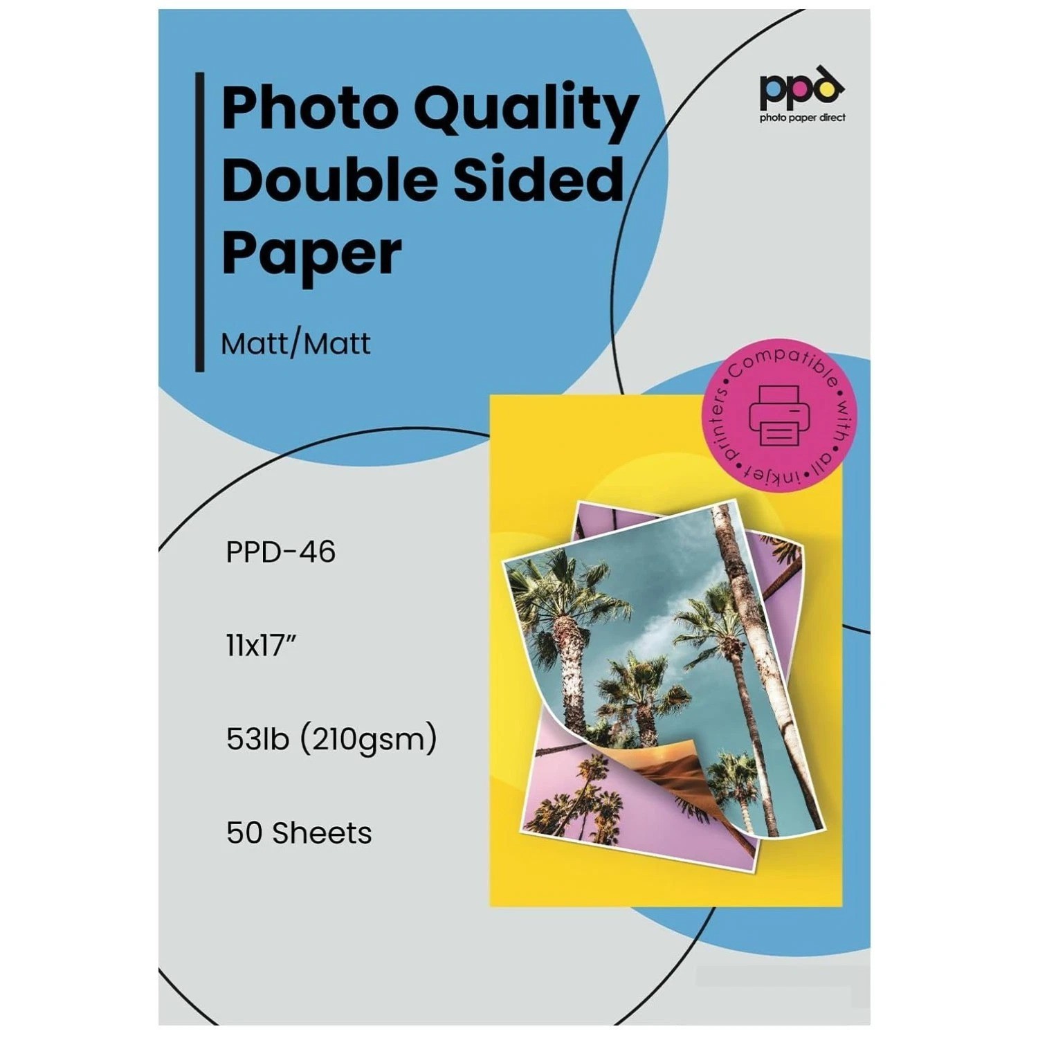 Professional 11x17" Double-sided Flyer Paper - 50 Sheets