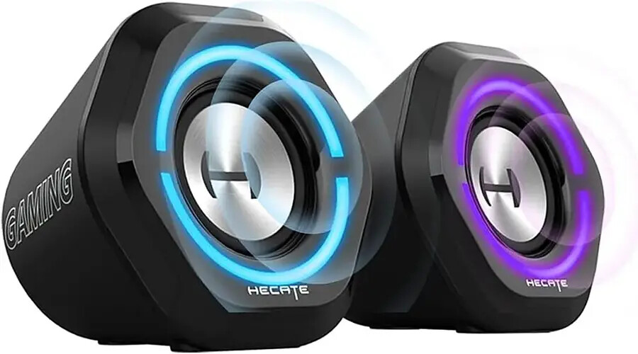 Edifier G1000 2.0 Bluetooth Gaming Speakers with RGB Lighting (2-Piece) Black VG