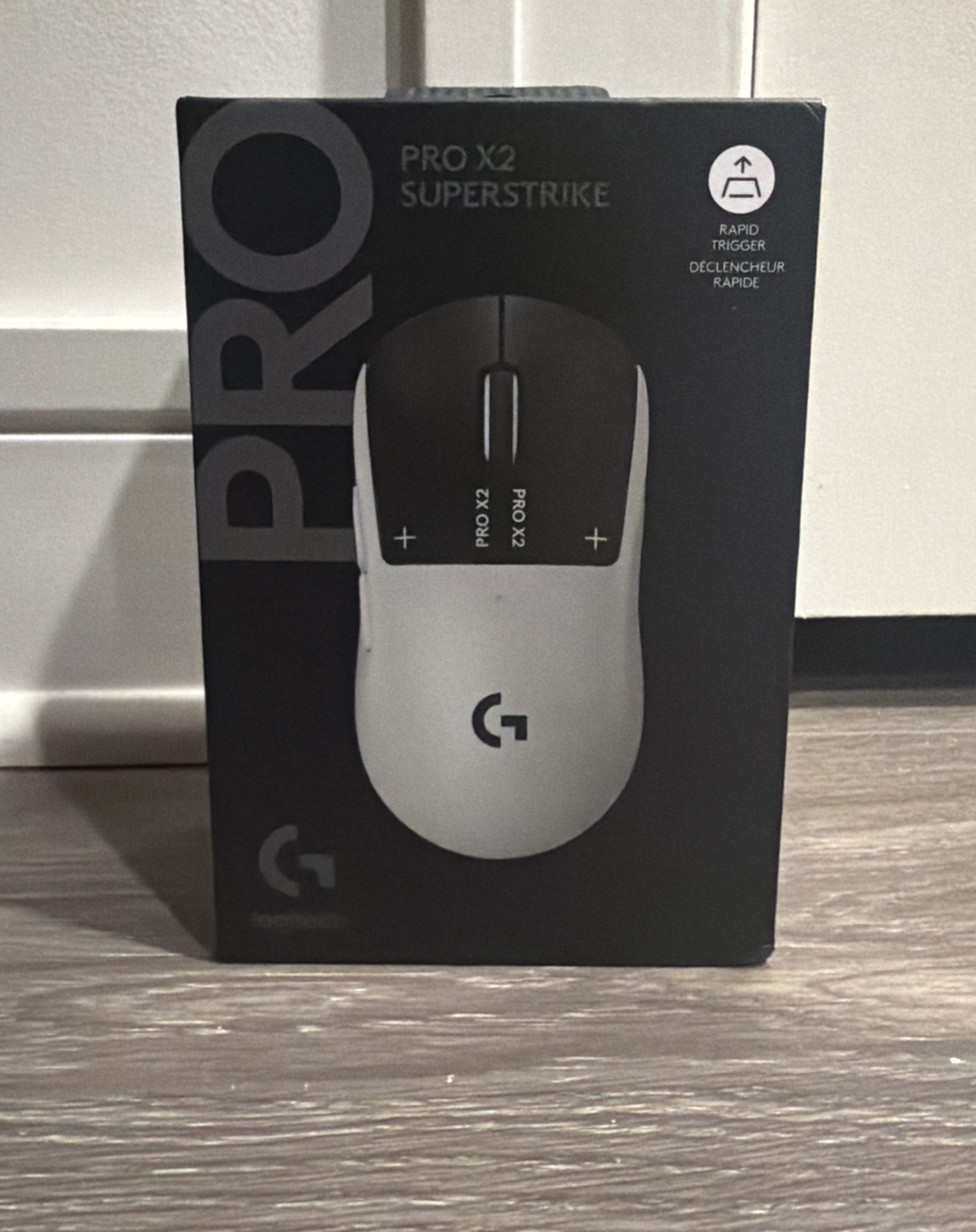 New Logitech Pro X2 Superstrike Lightspeed Wireless Gaming Mouse