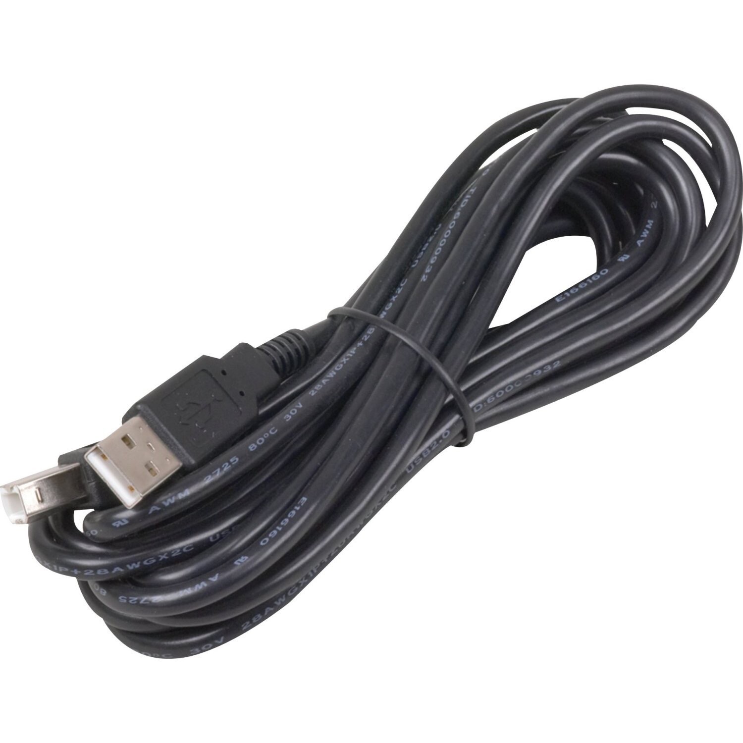 RCA Computer USB 2.0 A to B Cable 12ft TPH521R