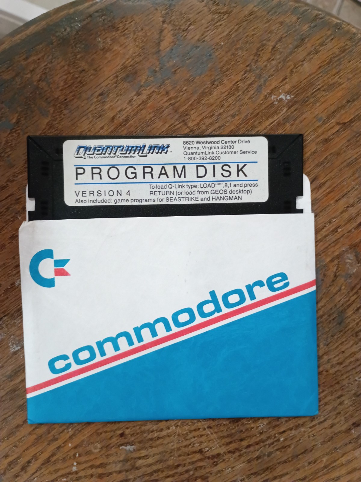 Quantumlink Terminal software Version 4 for Commodore