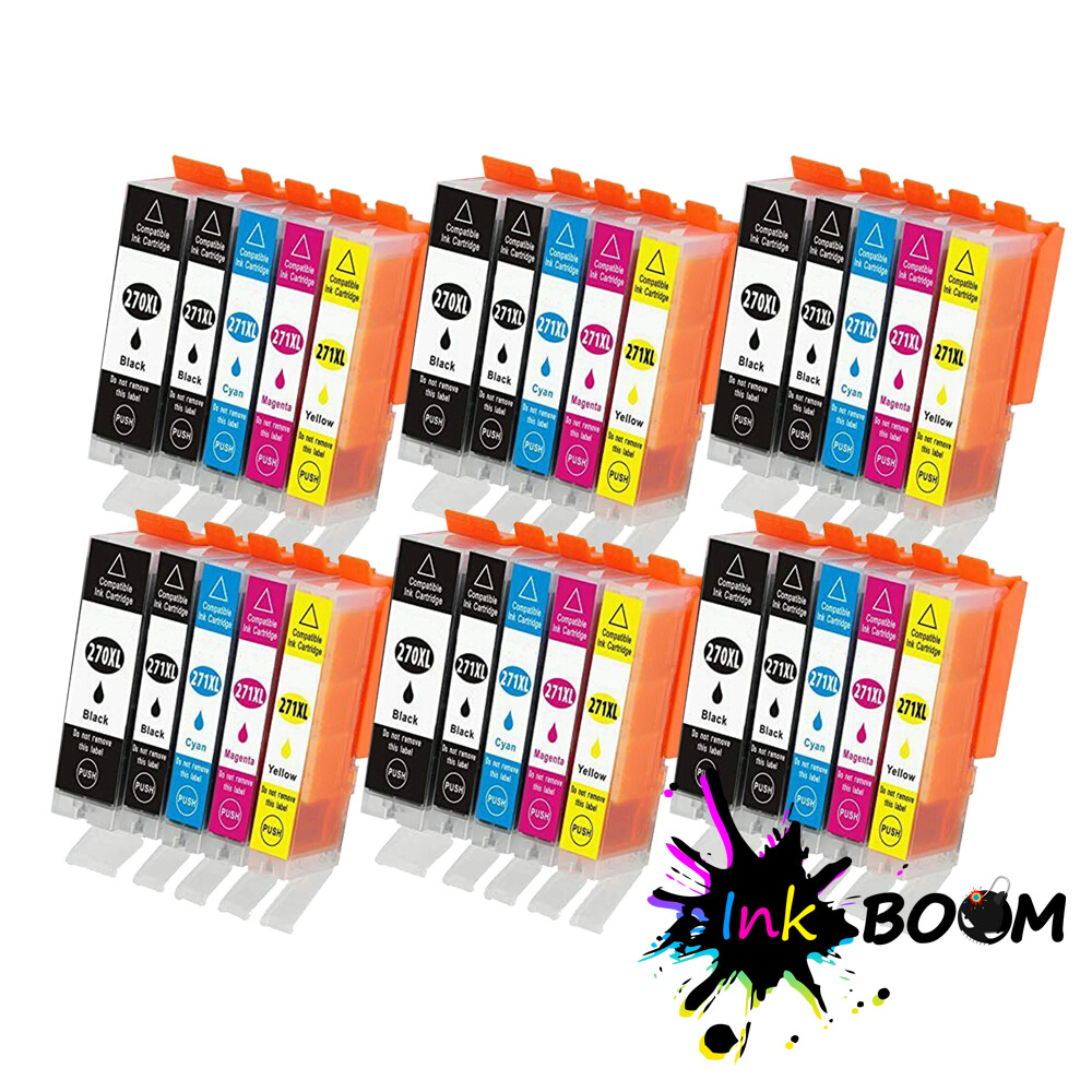 30 Ink Cartridges for PGI-270 CLI-271 PIXMA MG5722 MG6821 MG6822 TS5020 TS6020