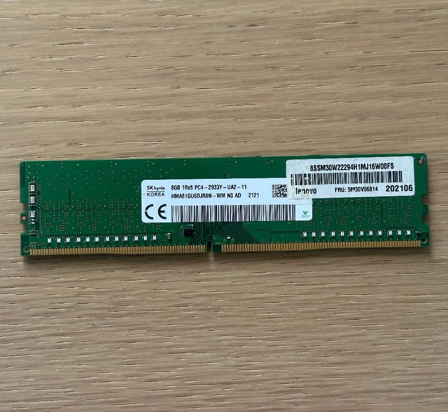 SK Hynix 8GB DDR4 2933MHz PC4-23400 HMA81GU6DJR8N-WM Desktop RAM Memory - UDIMM