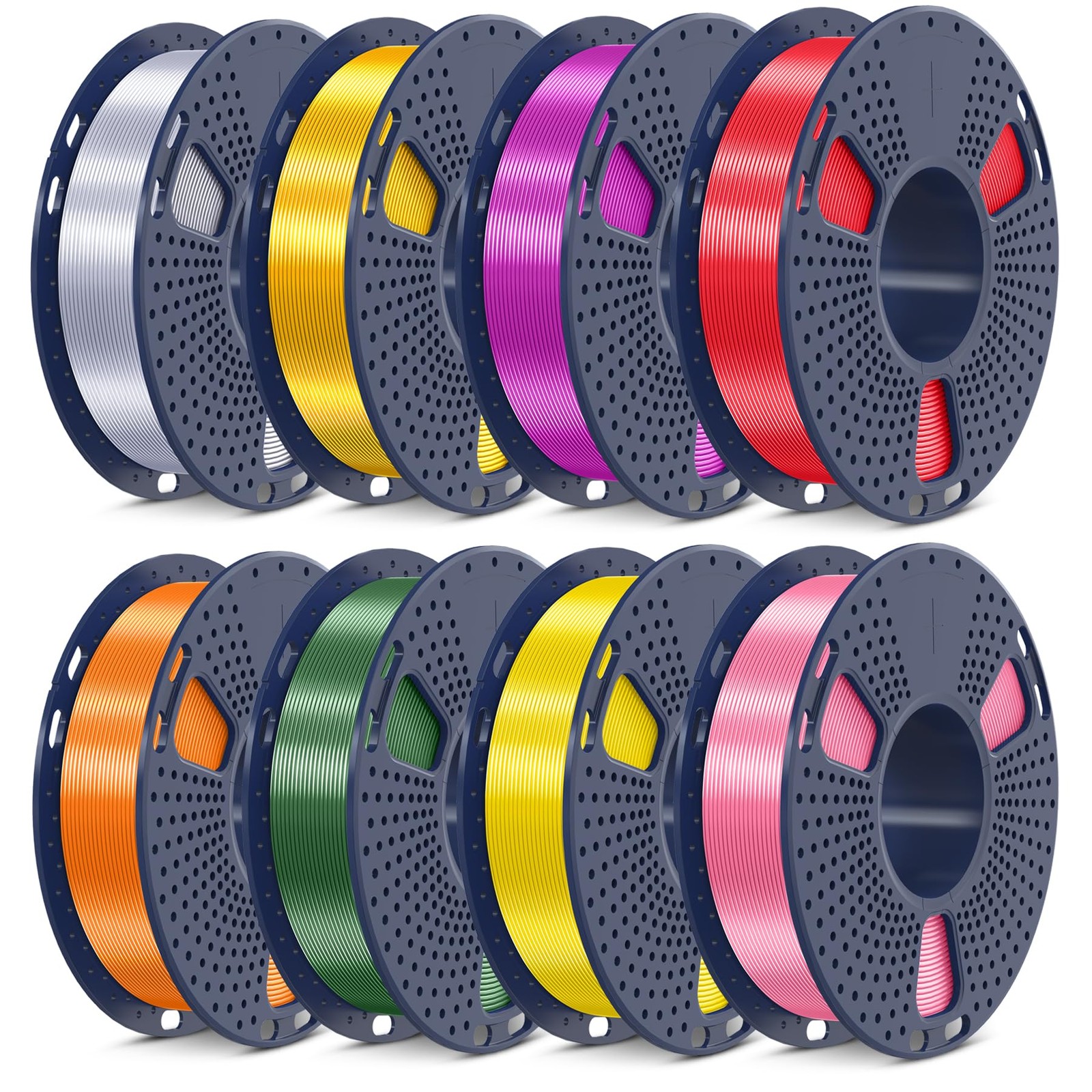 SUNLU 250g Filament Bundle 1.75mm, Multicolor 3D Printer Filament
