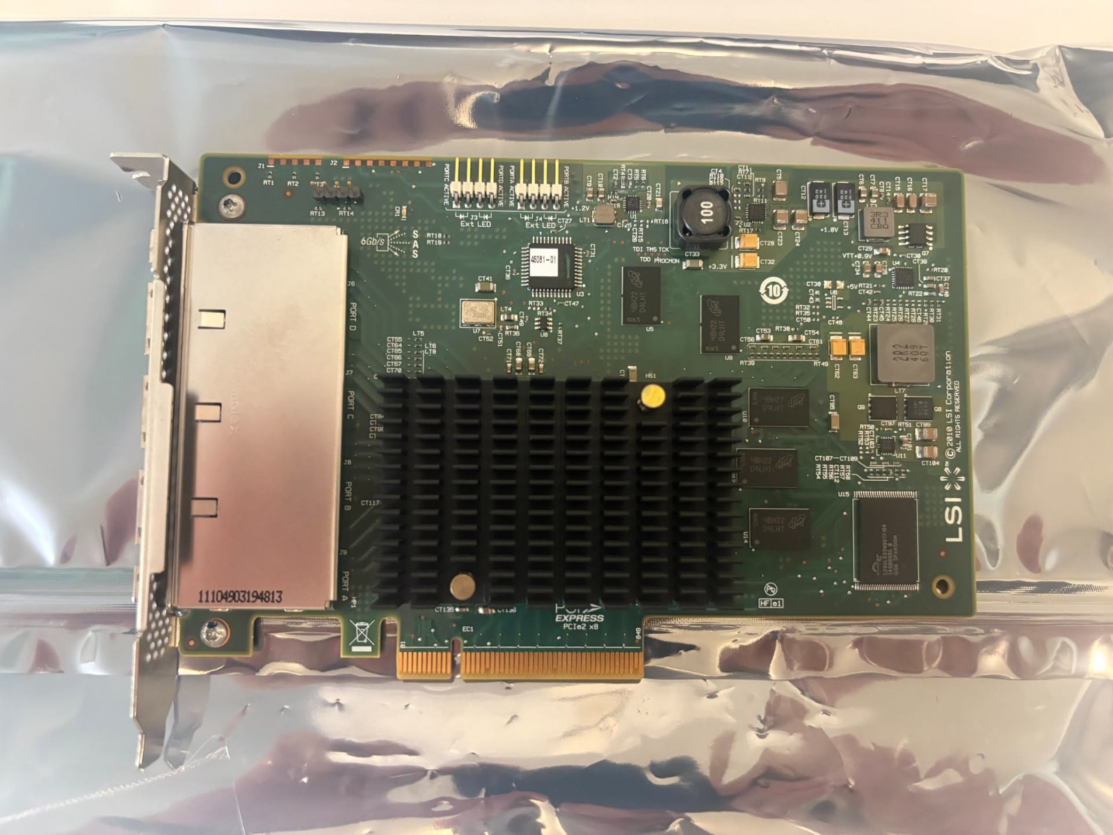 LSI SAS 9201-16e 16-Port 6Gb/s External SAS HBA IT Mode 4x SFF-8088 ZFS unRAID