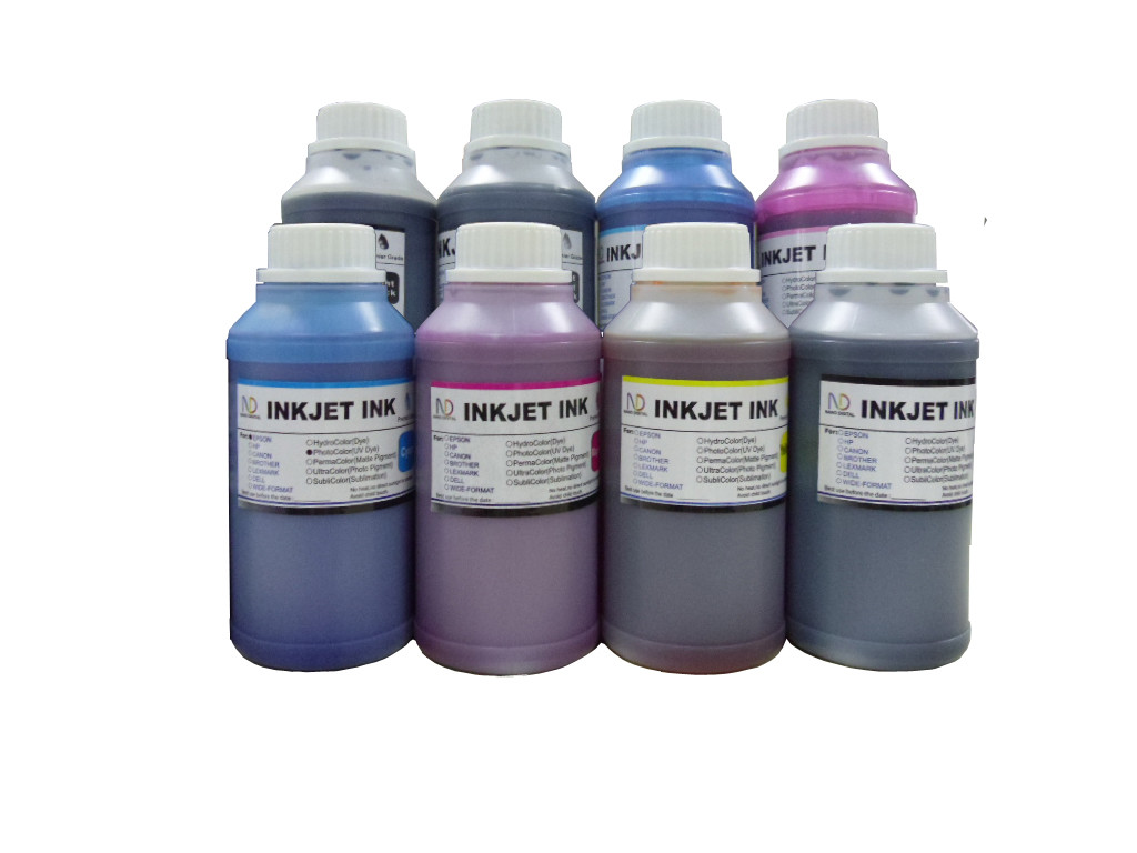 8x250ml ND® Pigment refill ink for HP70 90 91 Designjet Z2100 Z5200 Z6100/6200