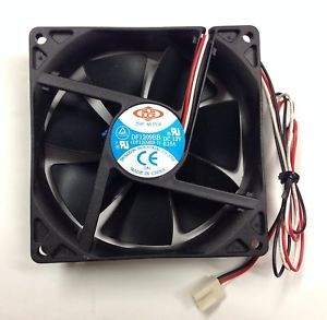 Dynaeon Top Motor 7blade 92mm X 25mm fan #DF1209BB-3 DC12V .25A 3-pin connect