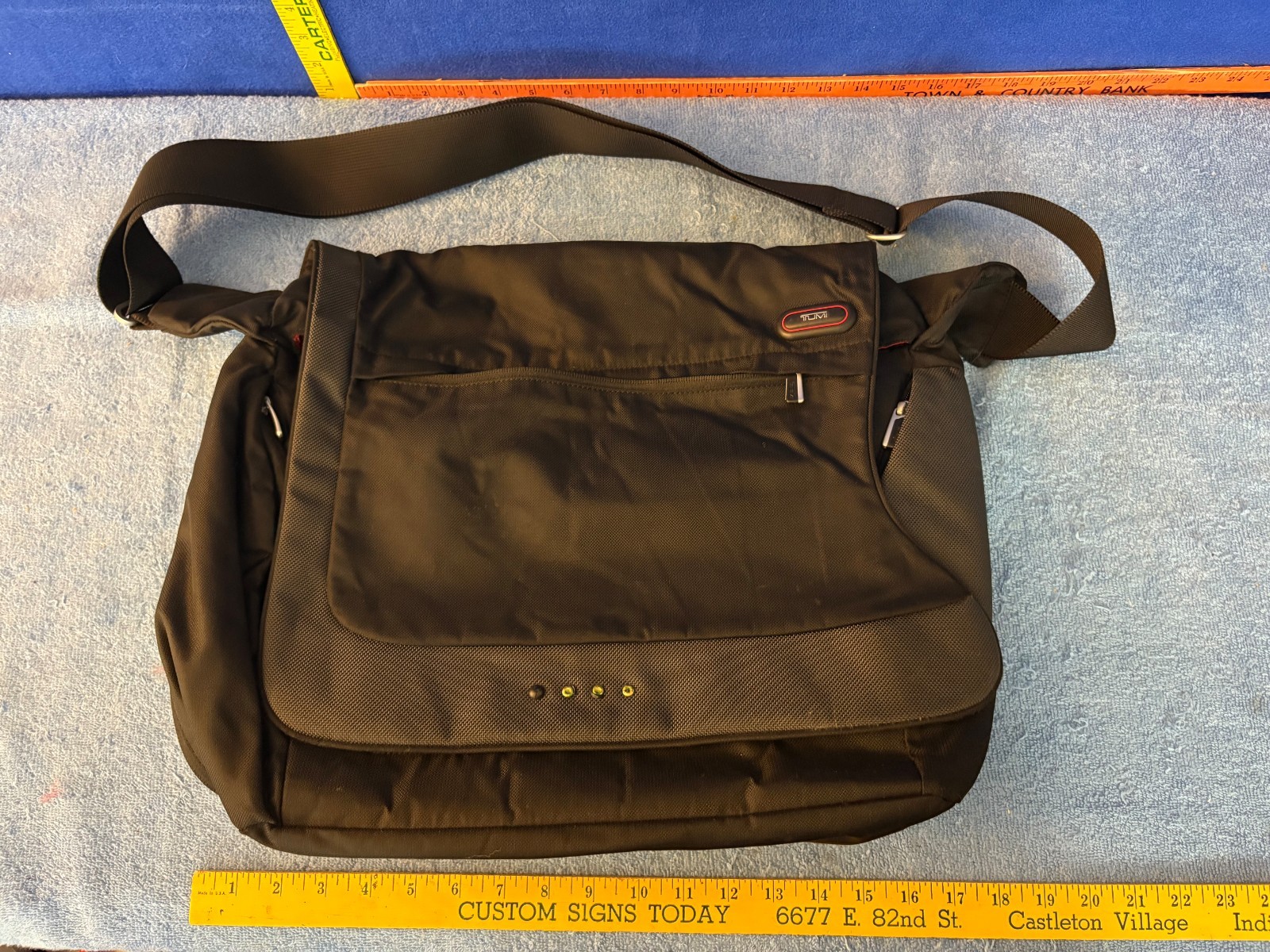 Tumi 5112D T-Tech Black Expandable Laptop Messenger Bag
