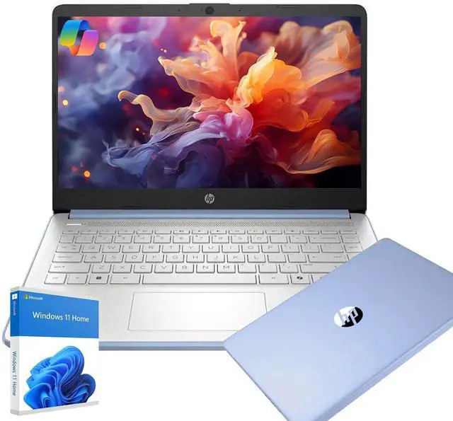 HP 14 14 in Display Intel N150 4GB RAM 128GB UFS SSD Home Blue W11 Home