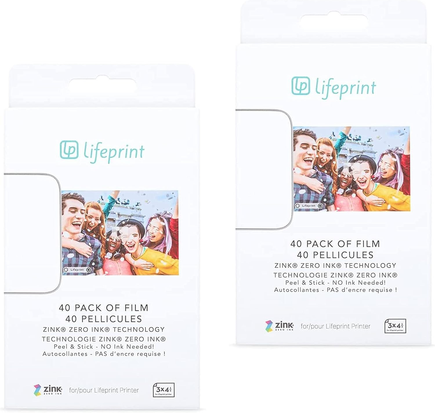 3X4 Premium Zink Instant Print Photo Paper (80 Pack) Compatible with  3X4 Printe