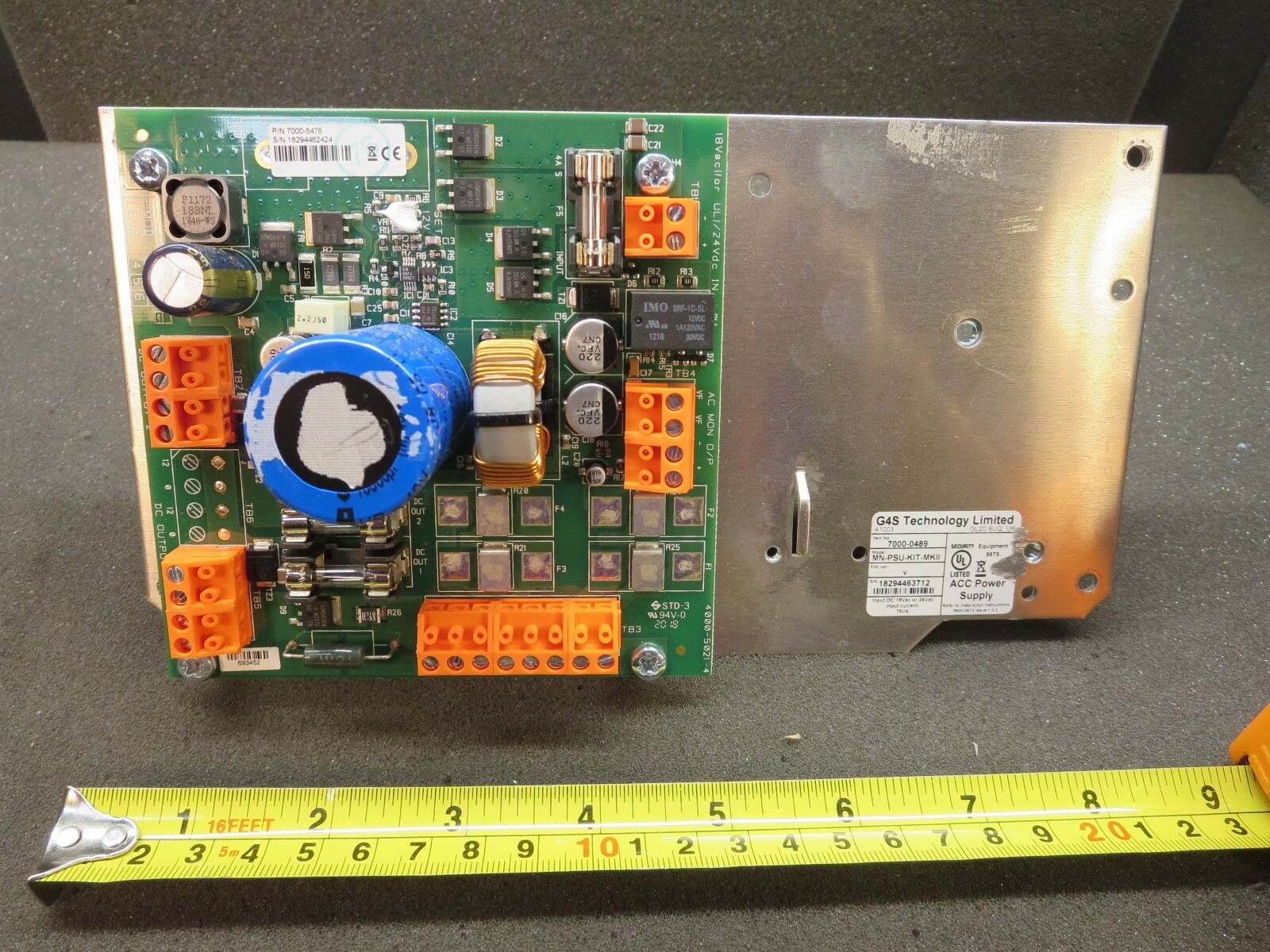 G4S Technology,MN-PSU-KIT-MKII (7000-5478),ACC Power Supply,In:18 VAC Or 24 VDC 