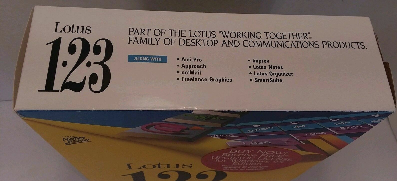 Lotus Smartsuite 1-2-3 Release 5.0 123 5 Wordpro Approach Freelance Graphics NEW