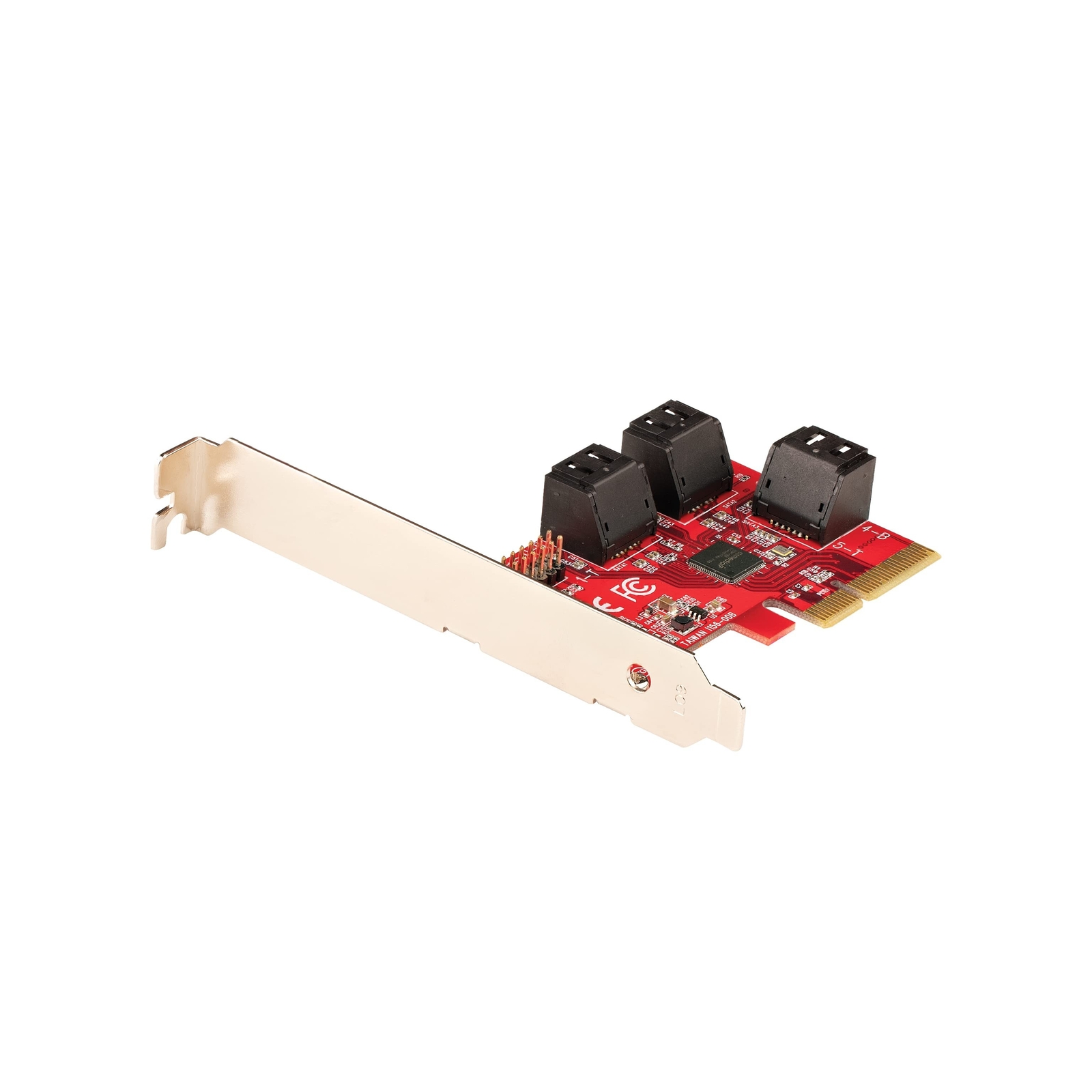 StarTech.com SATA PCIe Card - 6 Port PCIe SATA Expansion Card - 6Gbps - Low/F...