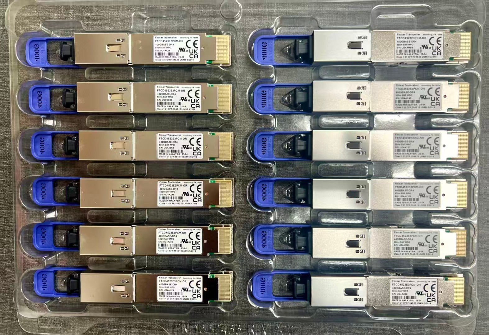 1PC FINISAR FTCD4523E3PCM-OR 400GB-DR4 QSFP-DD 500M SMF MPO Transceiver Module