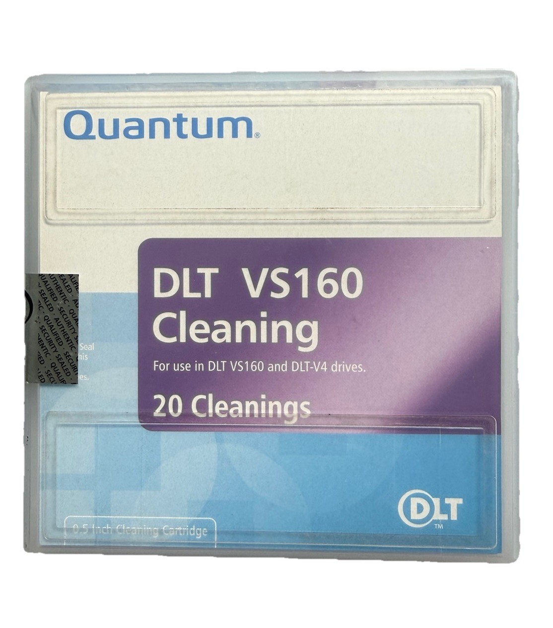 NEW Quantum Sealed DLT VS160 DLT-V4 Cleaning Cartridge 20 cleanings MR-V1CQN-01