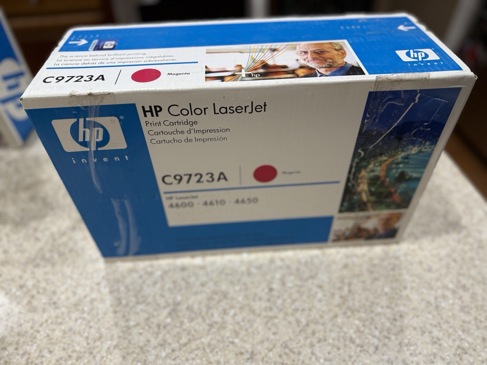 Genuine OEM Sealed HP 641A C9723A Magenta LaserJet Cartridge for HP 4600 Series