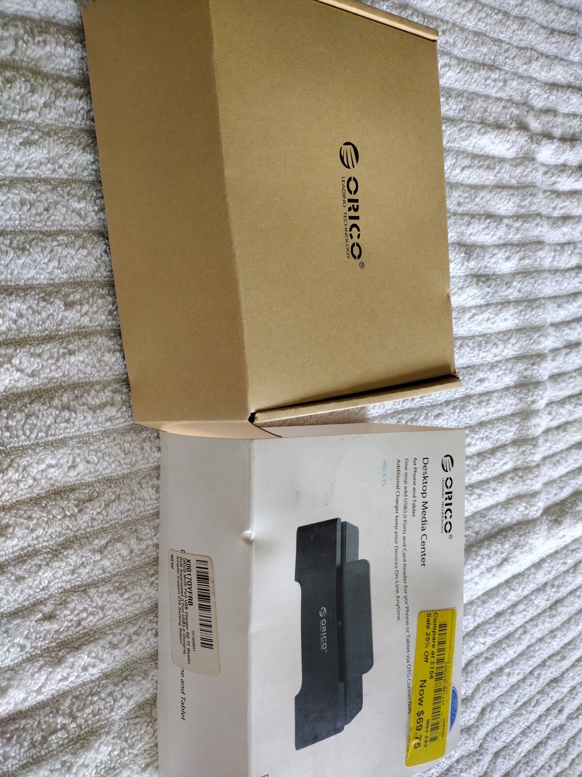 Orico Desktop Power Center Phone/Tablet Stand, Surge Protector/Docking station