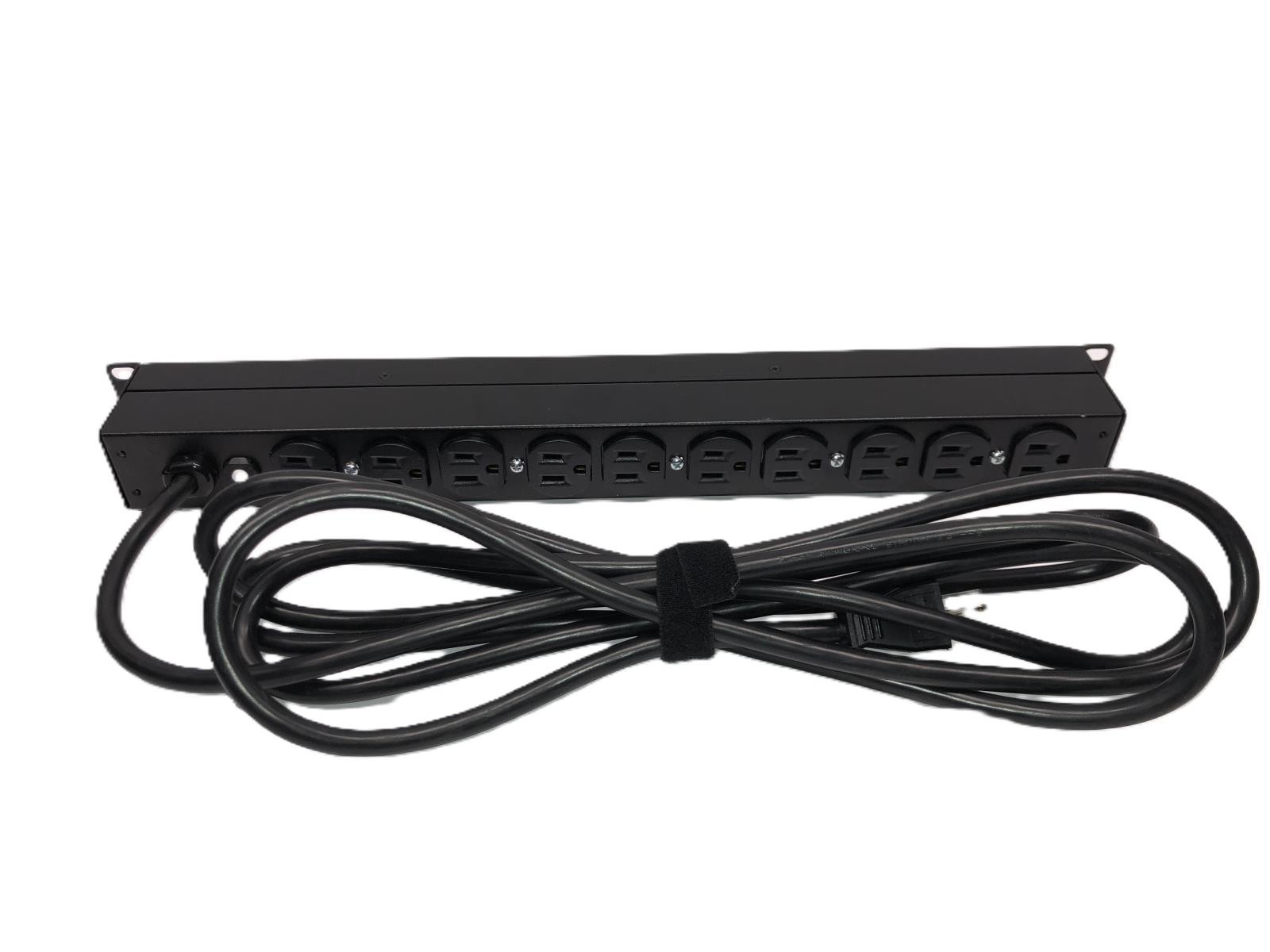 APC AP9562 Basic PDU 1U 15A 120V (10) 5-15 - VGC