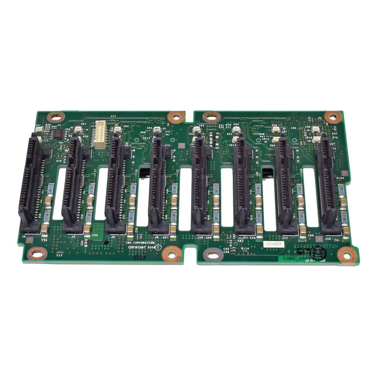 IBM 8 Bay SAS 2.5" Backplane 46W9187 + 2x Cables 81Y6651 for System X3650 M4