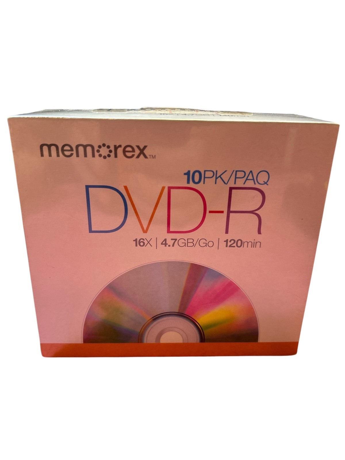 Memorex DVD+R 10 Pack 16X 4.7GB 120min NEW Sealed