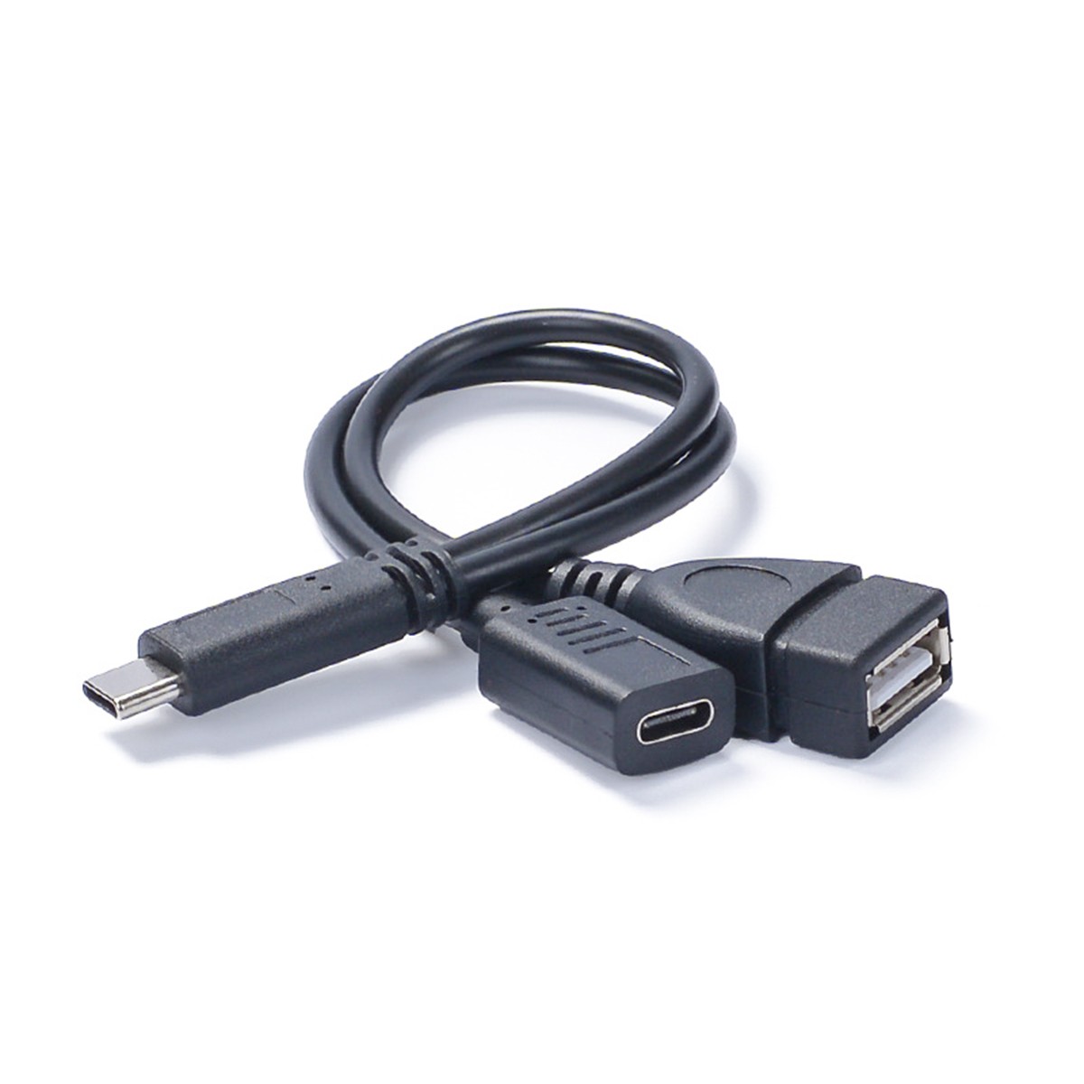 USB C Male to C Female A Female OTG Charging Data Sync Cable Flash Drive Mobile