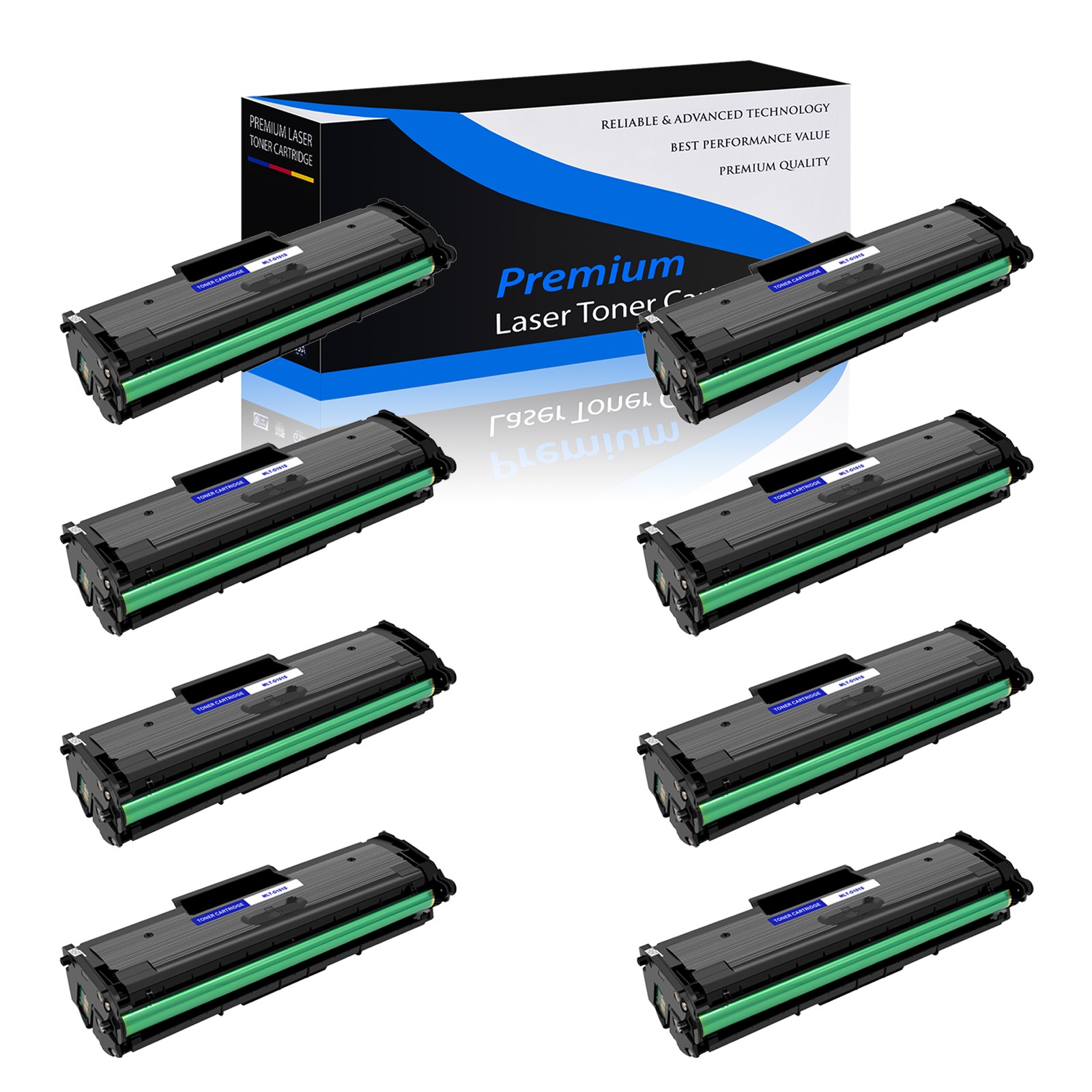8PK Black MLT-D101S 101S Toner for Samsung SCX-3405 SCX-3405FW SCX-3405W/3401