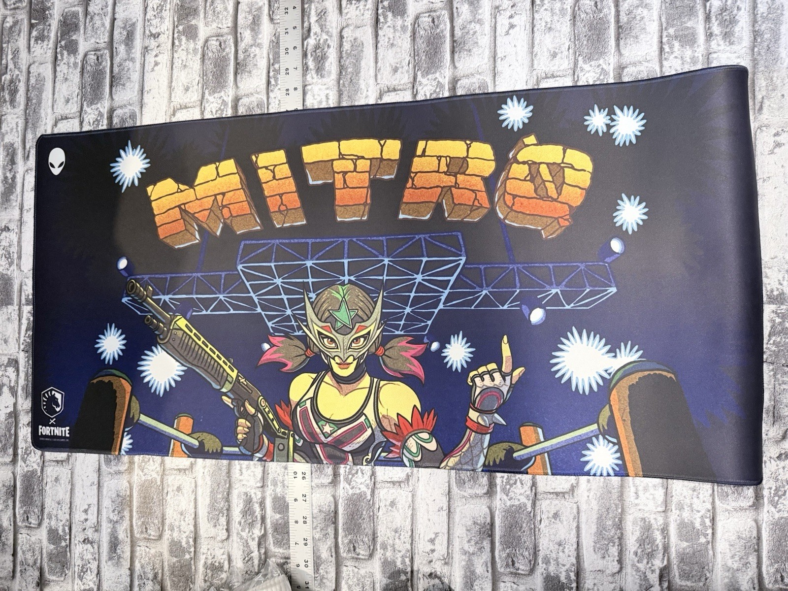 Fortnite Midas "MITRO" Pictorial Mouse Pad, Multicolor Gaming Desk Mat