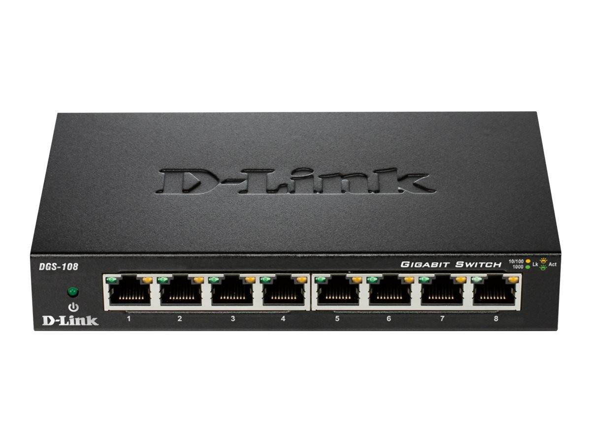 D-Link DGS-108 Switch II price incl VAT 3 yr warranty * B2B