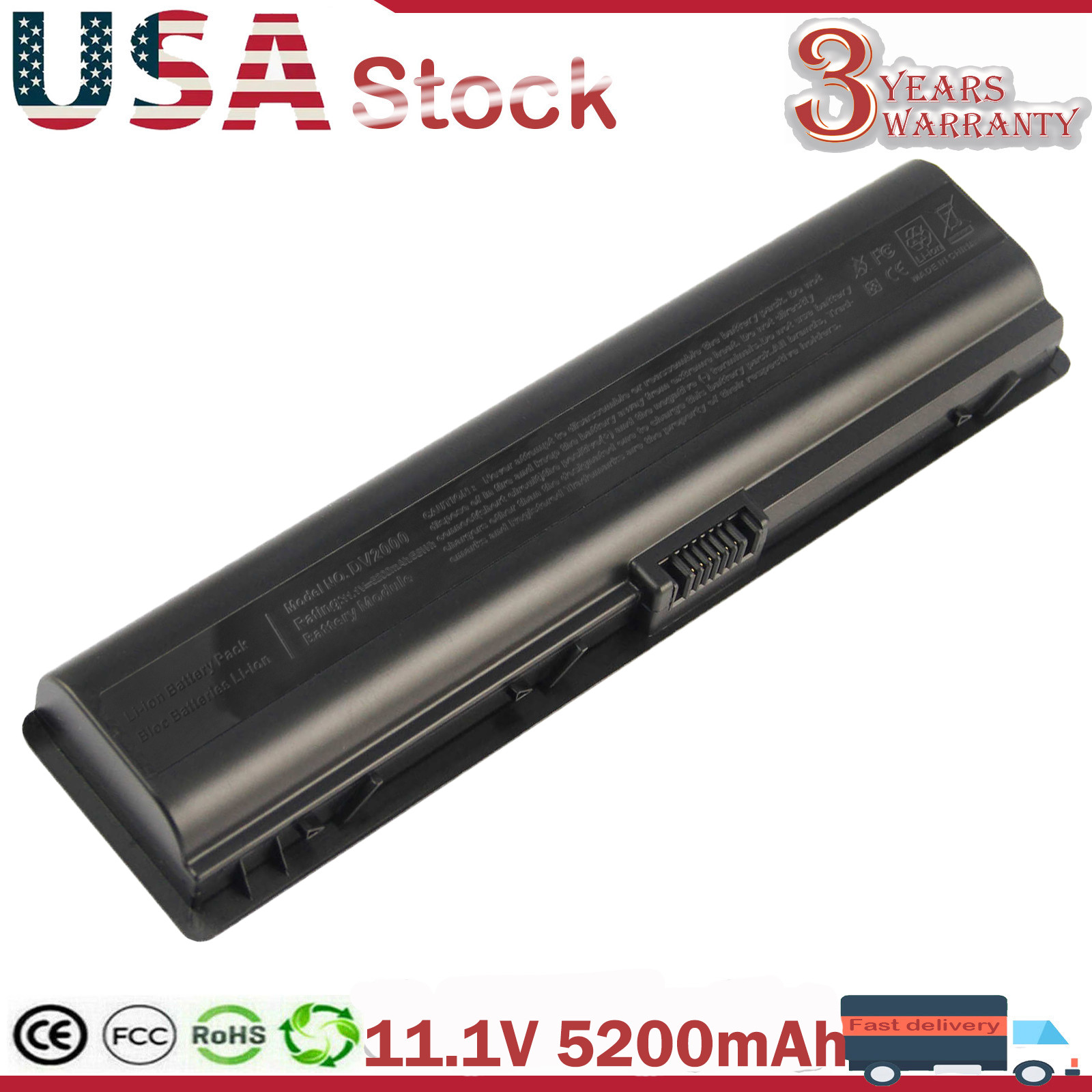 Battery for HP Compaq Presario A900 C700 F700 F500 V3000 V6000 V6100 V6500 G6000