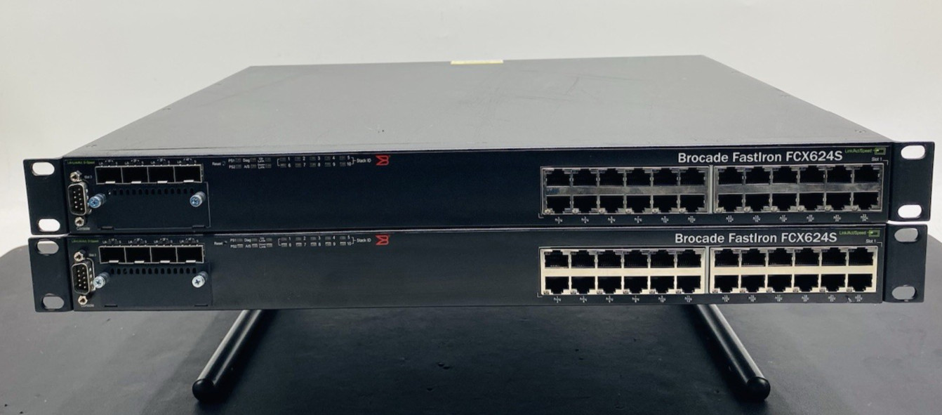 Lot of 2 Brocade | FastIron FCX624S