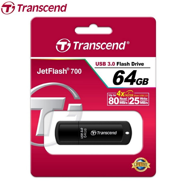 Transcend JF 700 8GB-64GB UDisk USB 3.0 Flash Drive Storage Memory Stick a lot