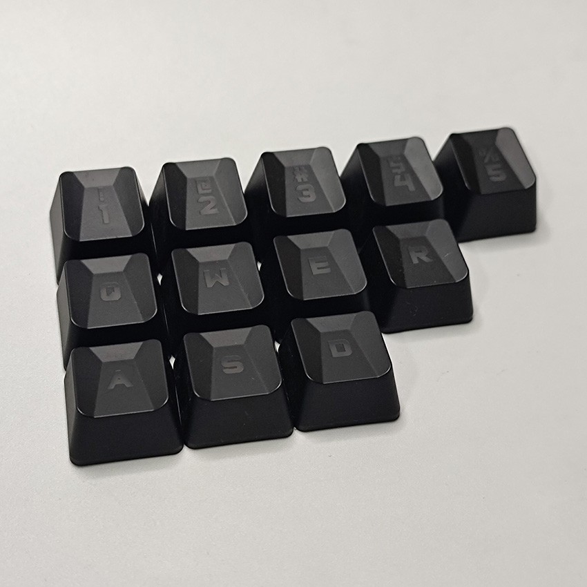 For Logitech G413 G910 G810 G310 G613 K840 12x Convex Concave Gaming Keycaps Set
