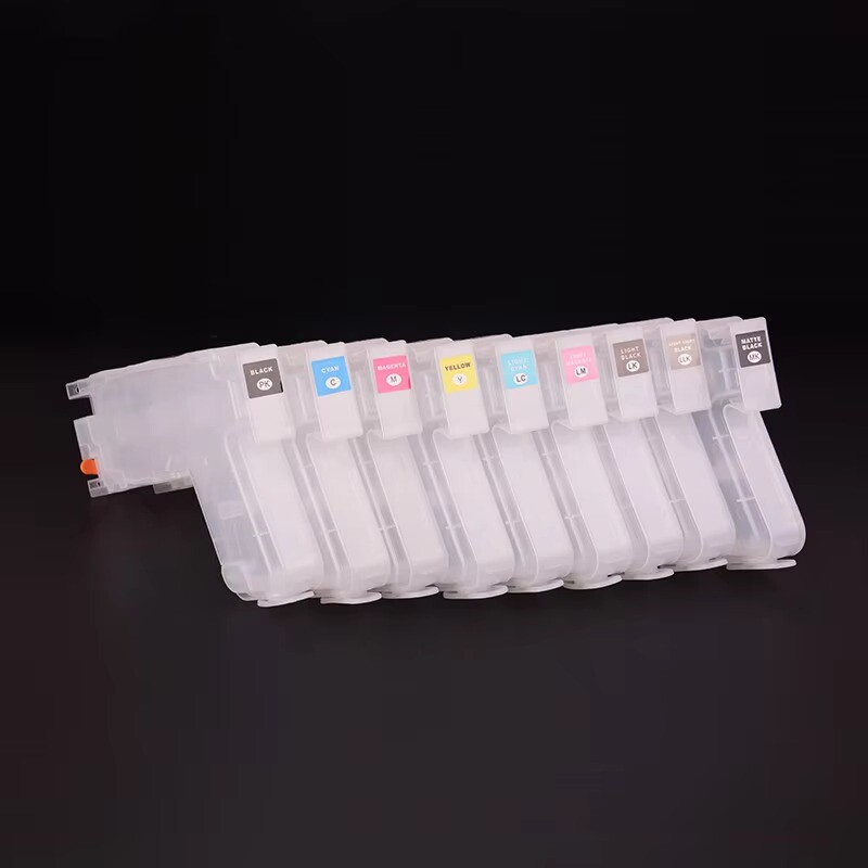 9 Colors 280ML T8501 - T8509 Empty Refill Ink Cartridges for SC P800