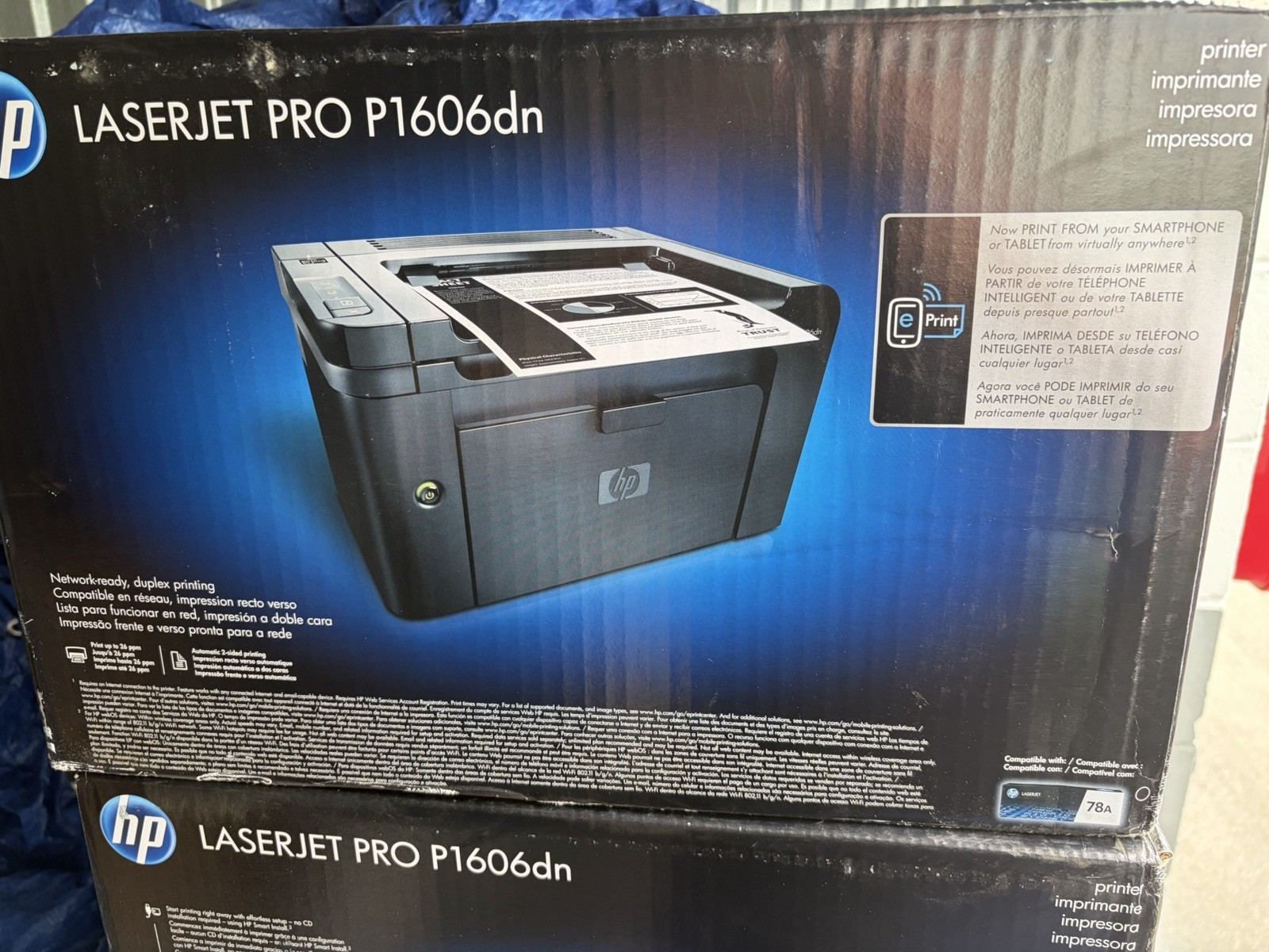 NEW SEALED HP CE749A LaserJet P1606dn Professional Printer