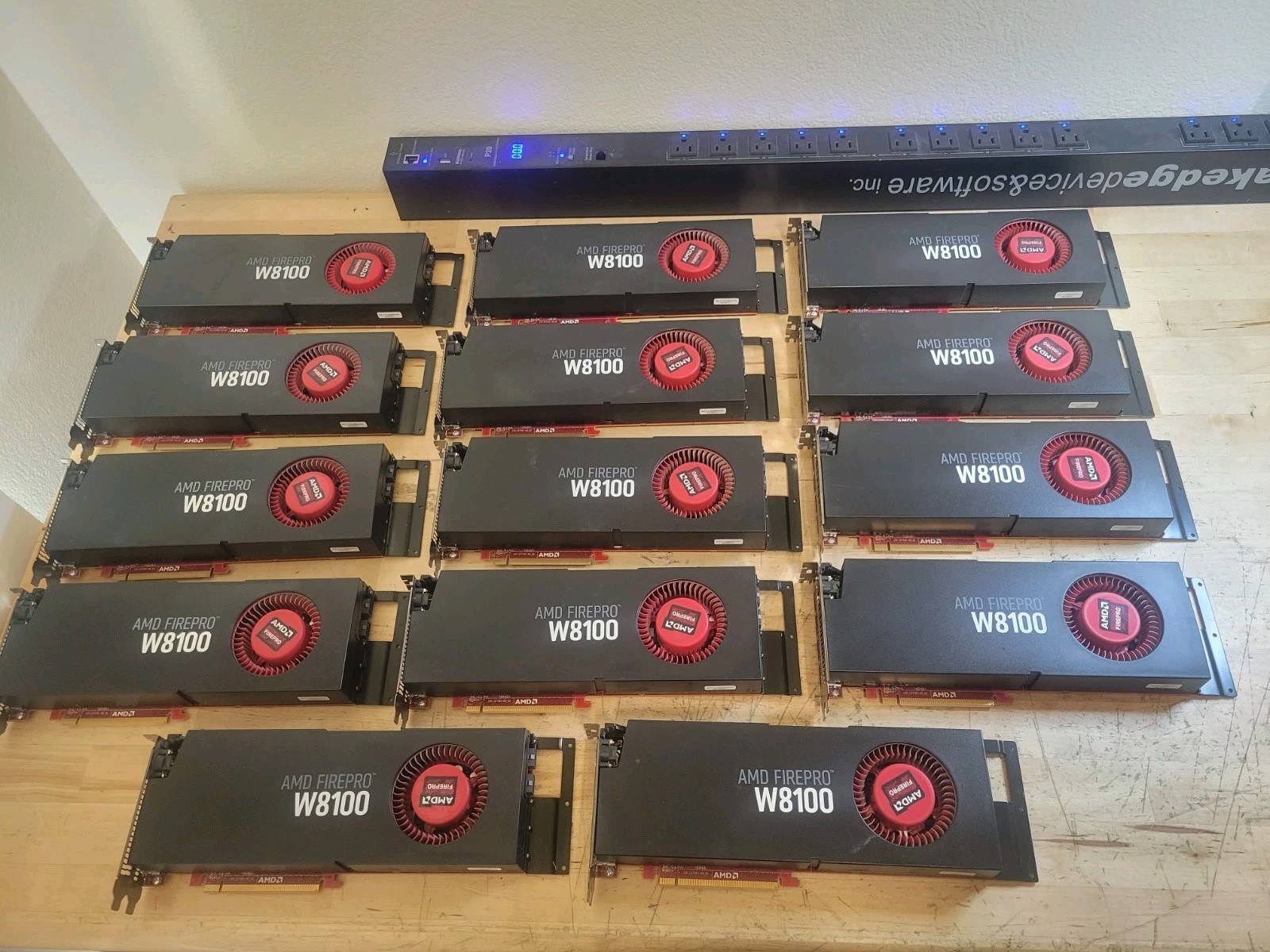 Lot of 14 AMD FirePro W8100 8GB GDDR5 Video Graphics Card GPU Lot
