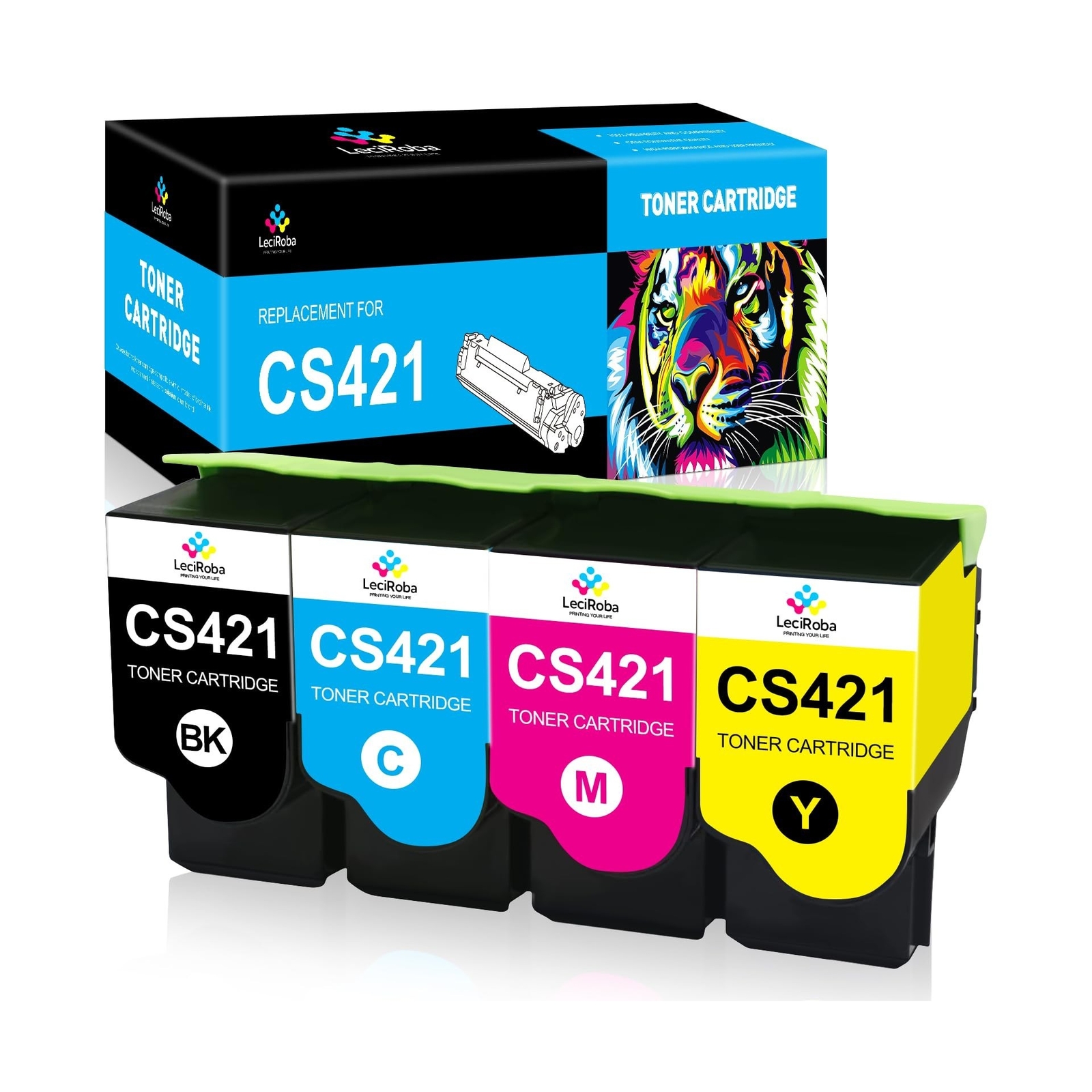 LeciRoba CS421 78C10 Toner Cartridge Replacement for Lexmark 78C10 78C10K0 78...
