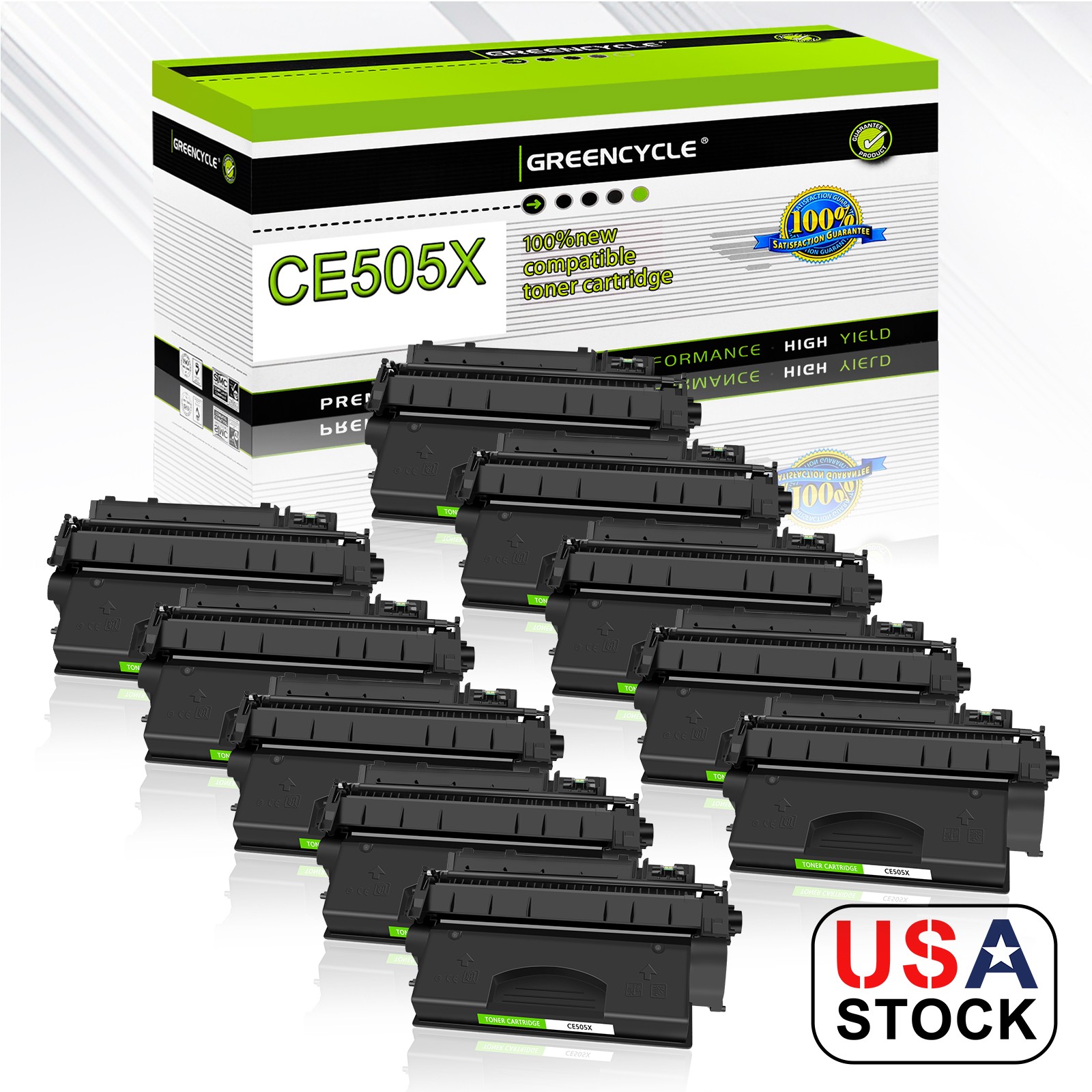 10PK CF280X High Yield BK Laser Toner Cartridge For HP LaserJet Pro 400 M425dn