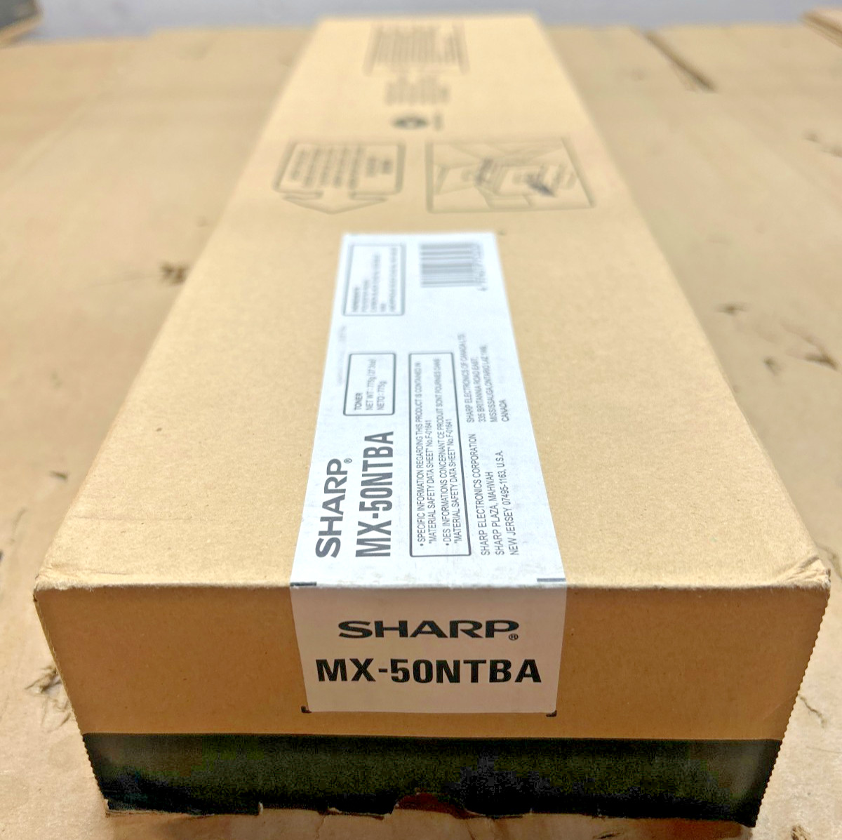 Genuine Sharp MX50NTBA / MX-50NTBA Black Toner for MX-4100N/4101N/5000N/5001N