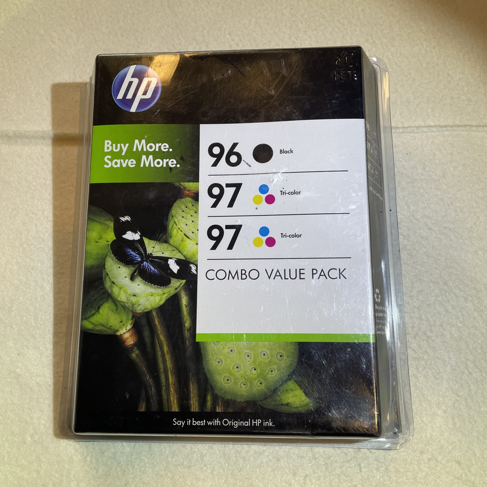 Genuine HP 3 Cartridge 96 97 97 Ink Combo Pack Black Tri-color Officejet Deskjet