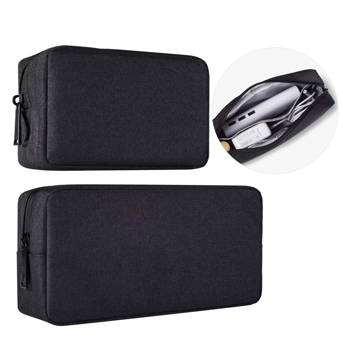 Universal Electronics Accessories Case, 2-Pack Portable Soft Carrying Case Ba...