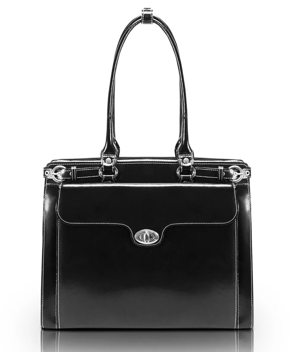 McKlein Winnetka Ladies' Leather 15.4" Laptop Briefcase Bag