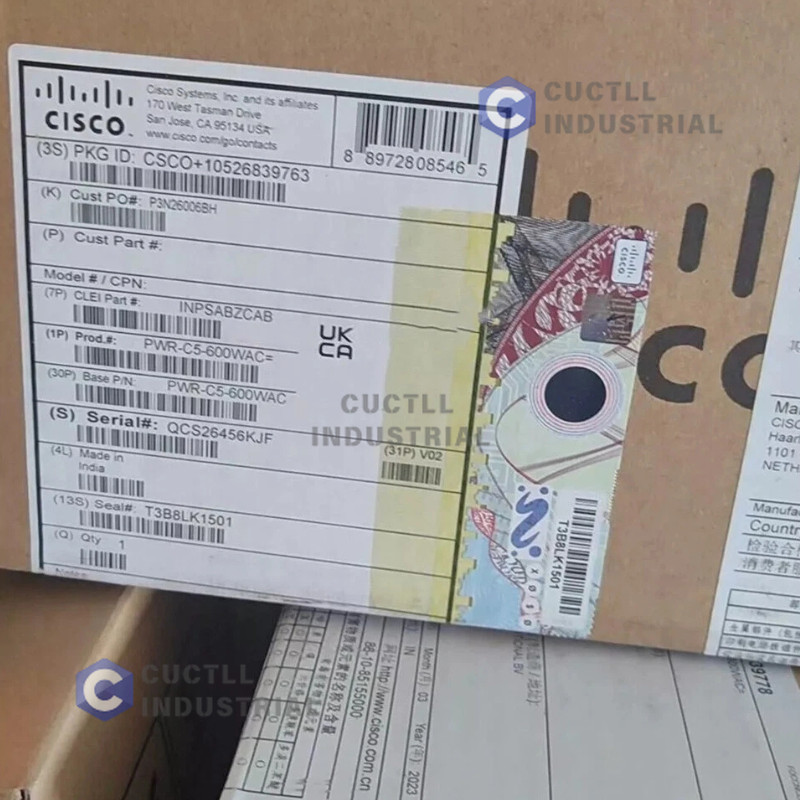 New Sealed Cisco PWR-C5-600WAC AC Power Supply Catalyst 9200 Switch /F