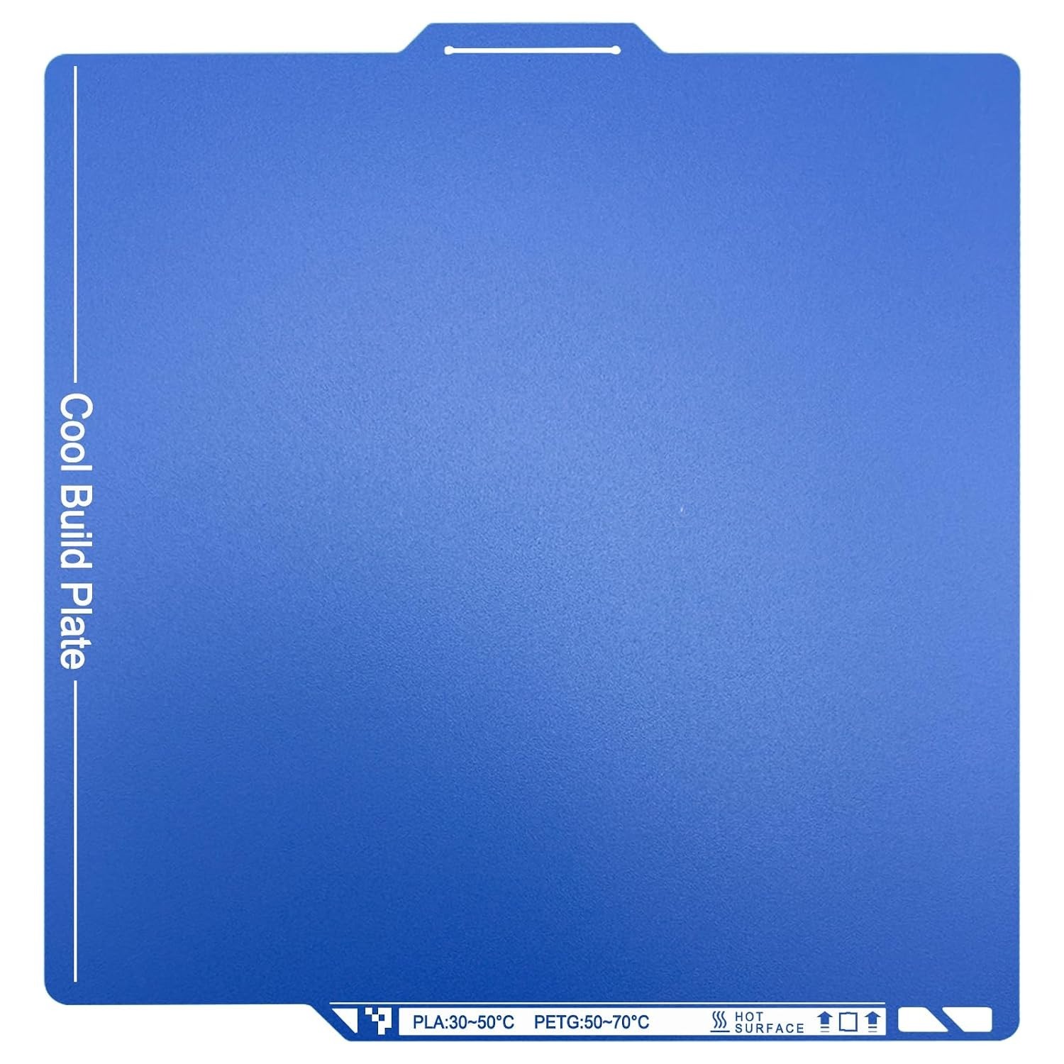 257x257mm Cold PEI Build Plate for Bambu Lab P1P/P1S/P2S/X2D/A1/X1/X1C, Low Temp