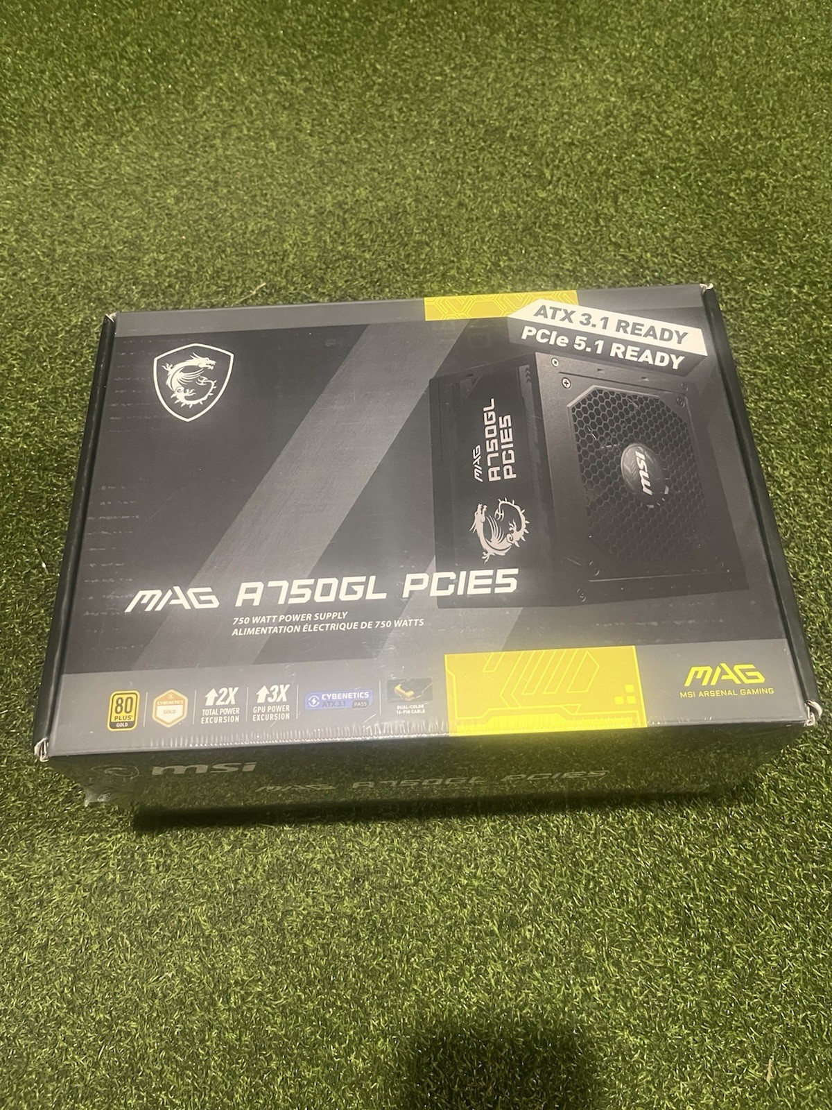 MSI Mag A750GL 750W Power Supply PCIe5 80 Plus Gold, Fully Modular