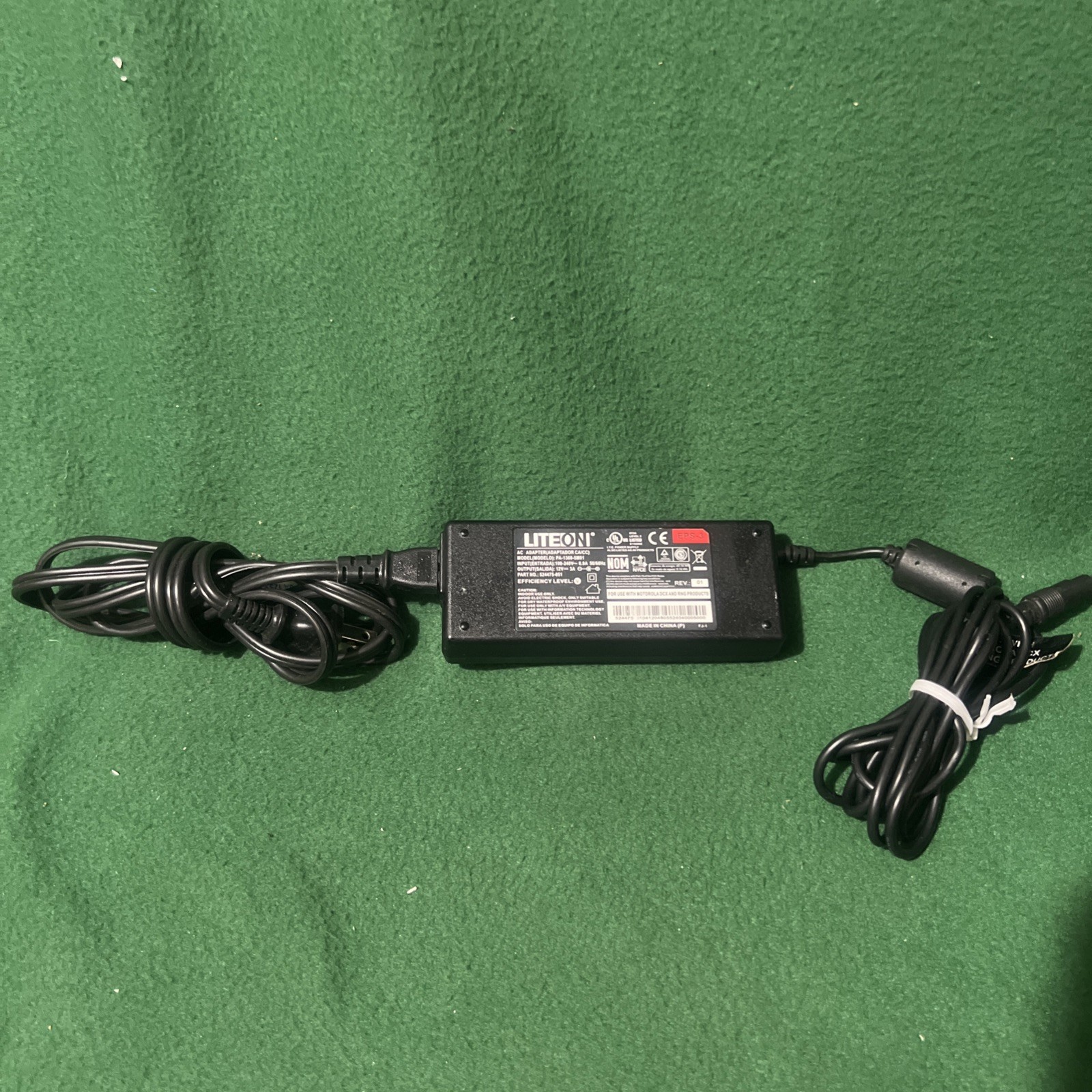 LITEON Delta AC Power Adapter 12v 3a Input 110V- 240V 2.1mm plug EPS-3
