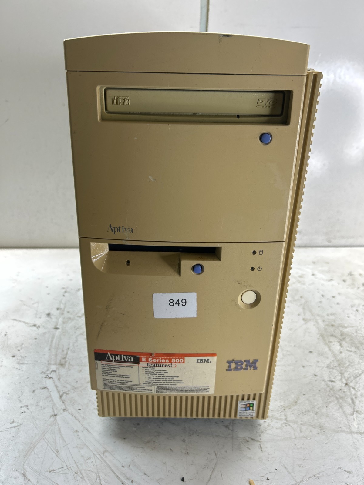 IBM Aptiva E Series 500 AMD-K6-2 400MHz 96MB NO HDD
