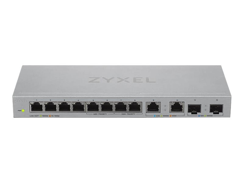 Zyxel XGS1010-12 MultiGig V2 10 Port MultiGig Switch Hub / XGS1010-12-ZZ0102F