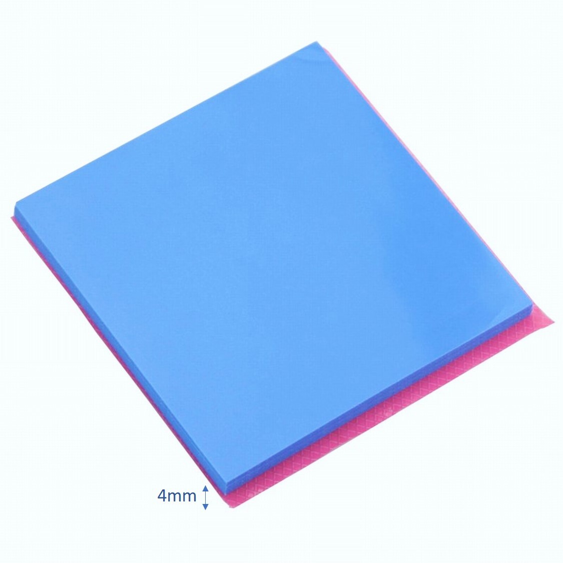 1pc Blue 100x 100x 4mm Silicone Thermal Pad Sheet Computer CPU VGA Chip Heatsink