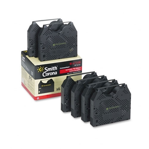 Smith Corona XD 5910 Typewriter Ribbons - SMC XD5910 Cartridges (6 Pack)